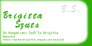 brigitta szuts business card